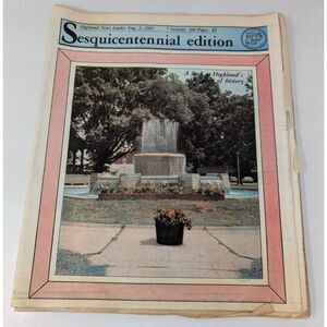 Highland Illinois Photos Genealogy History Newspaper Book‎ News Leader 200 Pages